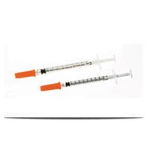 Micro-Fine IV Insulin Syringe/Needle 28gx1/2" 1cc Conventional LDS 500/Ca