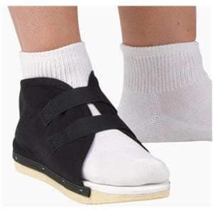 Post-Op Shoe Canvas Upper Black Pediatric 6-8