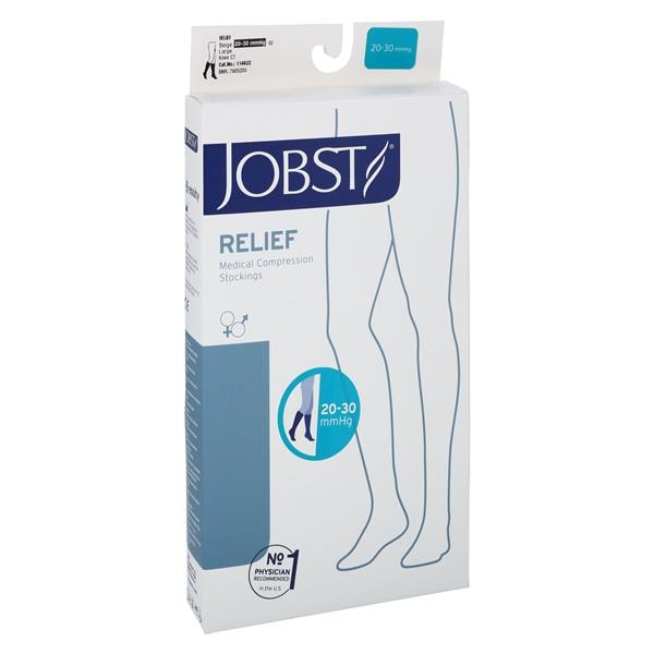 Relief Compression Socks Knee High Large Beige