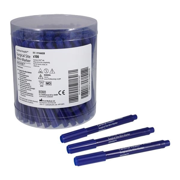 Devon Surgical Skin Marker Standard Tip Navy Sterile, 2 PK/CA