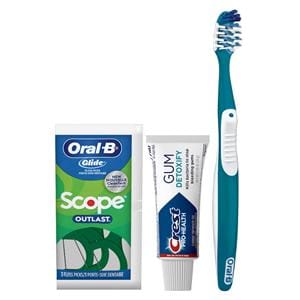 Crest Oral-B Toothbrush Bundle Bundle with Flossers 72/Ca