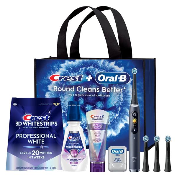 Crest Oral-B iO Whitening & Gum Health Electric Toothbrush Bundle 3/Ca