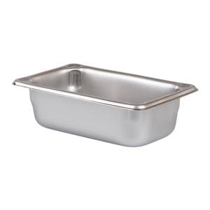 Instrument Tray 1/9 Size 6-8/9x4-1/2x2-1/2" Stainless Steel Autoclavable Ea