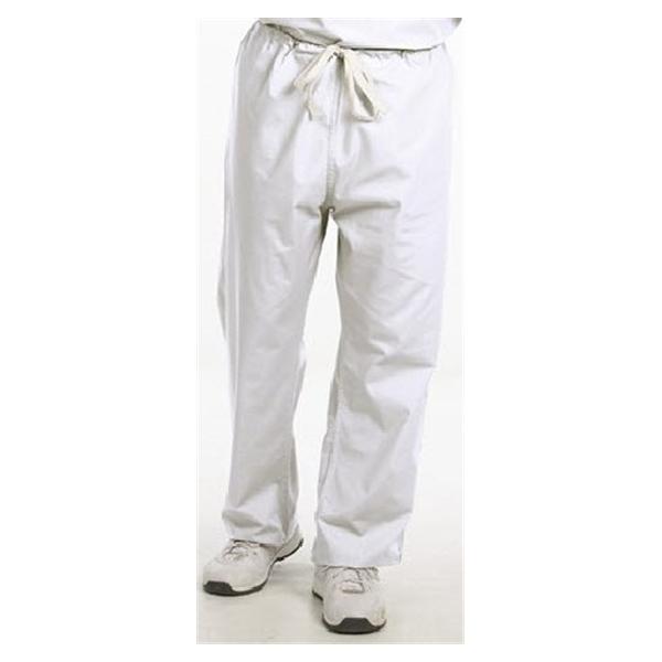 Scrub Pant 1 Pocket Large White Unisex Ea