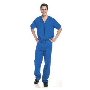 Scrub Pant 2 Pockets Small Royal Blue Unisex Ea