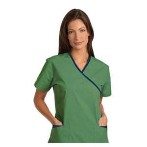 Fashion Seal Scrub Shirt XOvr Nck 3 Pkts Set-In Sleeves 4X Large Dll Womens Ea