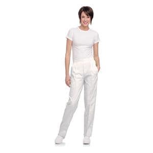 Scrub Pant 2 Pockets 5X Large White Womens Ea