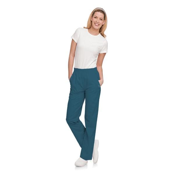 Scrub Pant 4 Pockets Small Caribbean Blue Womens Ea