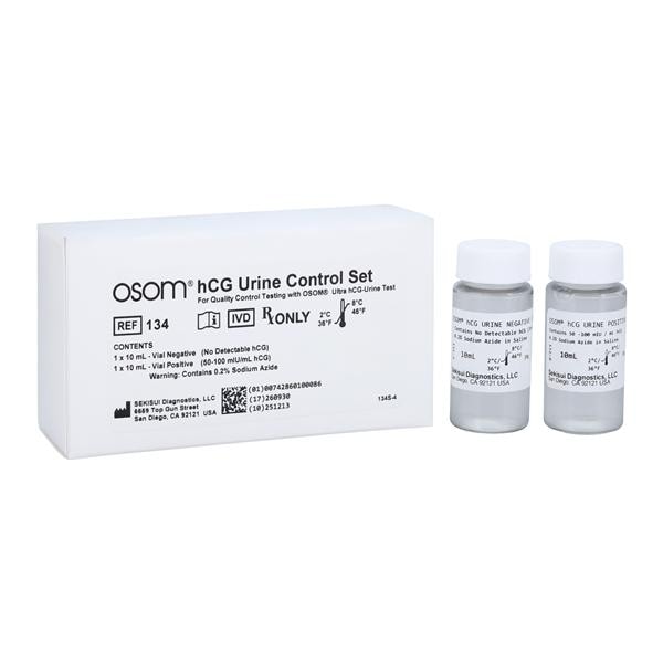 OSOM hCG Urine Positive/Negative Control Set Ea