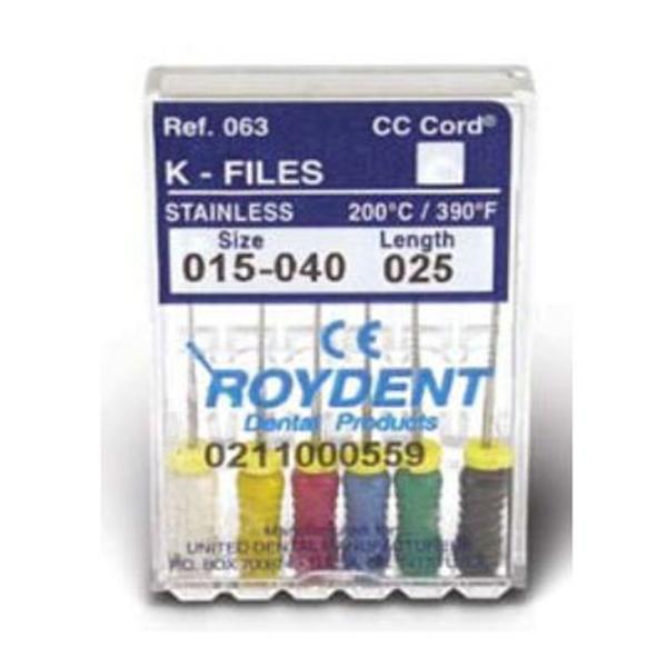 Hand K-Reamer 31 mm Size 20 Stainless Steel Yellow 6/Bx product image