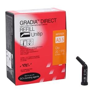 Gradia Direct Universal Composite A3.5 Compules Tip Starter Package 20/Bx