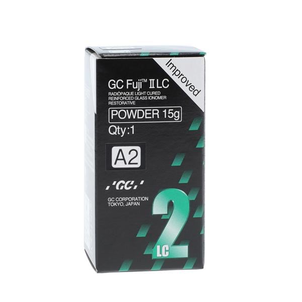 GC Fuji II LC Glass Ionomer Powder A2 Refill 15gm/Ea