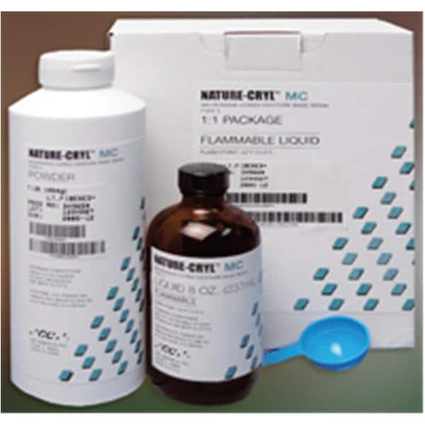 Nature-Cryl Denture Resin MC Arcrylic Heat Cure COE Light Fibered+ Ea
