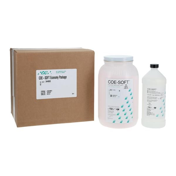 Coe-Soft Denture Resin Resilient Self Cure Pink Ea