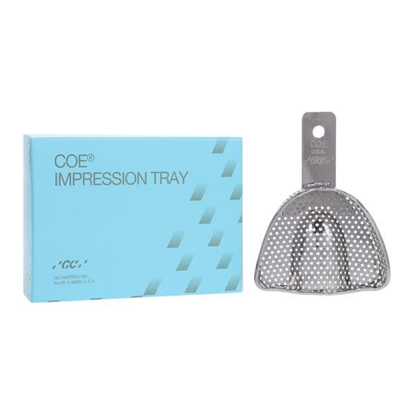 Coe Nickel-Plated Metal Perforated Regular Impression Trays, # 4, Medium, Upper, 1/Pk, 260041 product image