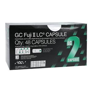GC Fuji II LC Glass Ionomer Capsule C4 Geriatric Refill 48/Bx