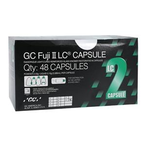 GC Fuji II LC Glass Ionomer Capsule C4 Refill 48/Bx