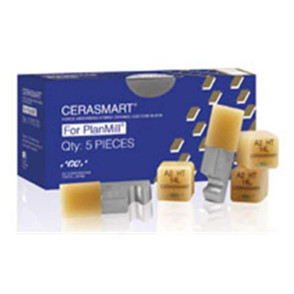 CERASMART HT Milling Blocks High Translucency 12 A3.5 For PlanMill 5/Pk