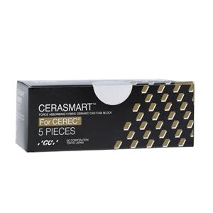 CERASMART LT Milling Blocks Low Translucency 14L A2 For CEREC 5/Pk