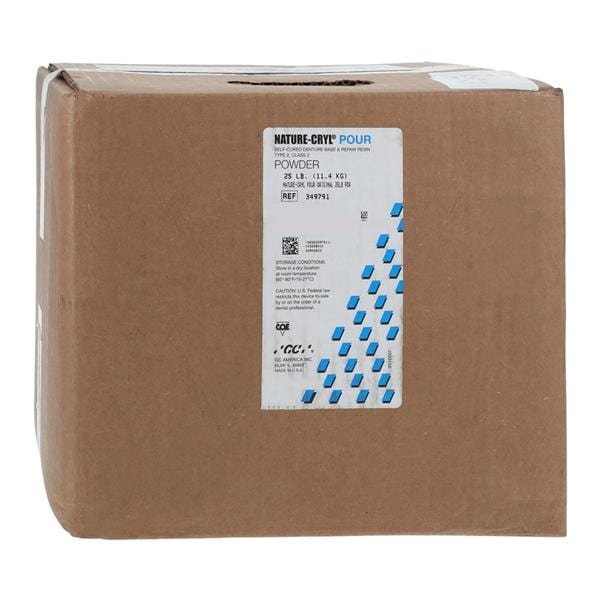 Nature-Cryl Denture Resin Acrylic Pour Base & Repair Self Cure Original 25Lb