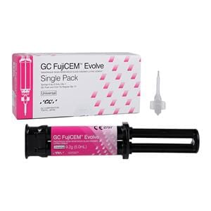 GC FujiCEM Evolve Resin Glass Ionomer Automix Cement White Refill Ea