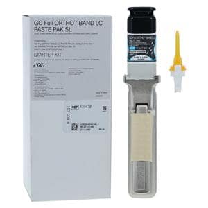 GC Fuji Ortho Band LC Paste Pak Glass Ionomer Cement Blue Starter Kit Ea