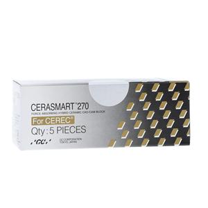 CERASMART 270 LT Milling Blocks Low Translucency 12 A2 For CEREC 5/Bx