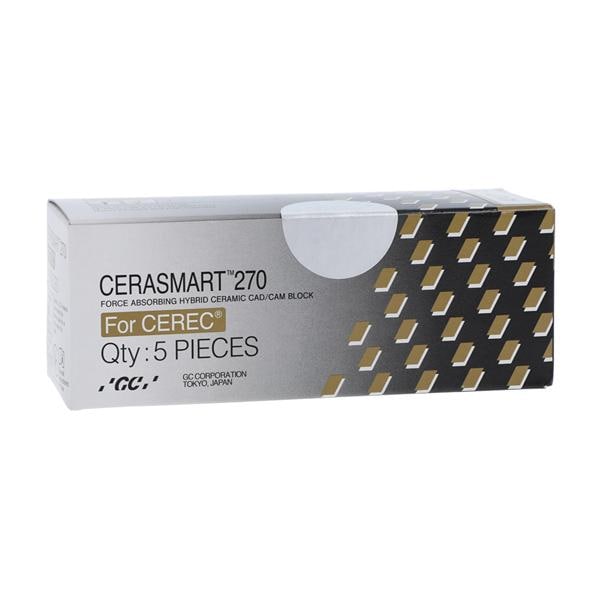CERASMART 270 LT Milling Blocks Low Translucency 12 A3 For CEREC 5/Bx
