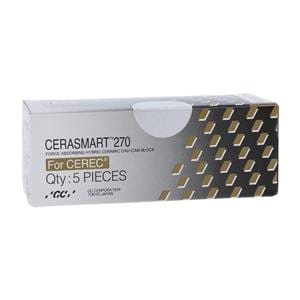 CERASMART 270 HT Milling Blocks High Translucency 14 A3.5 For CEREC 5/Bx