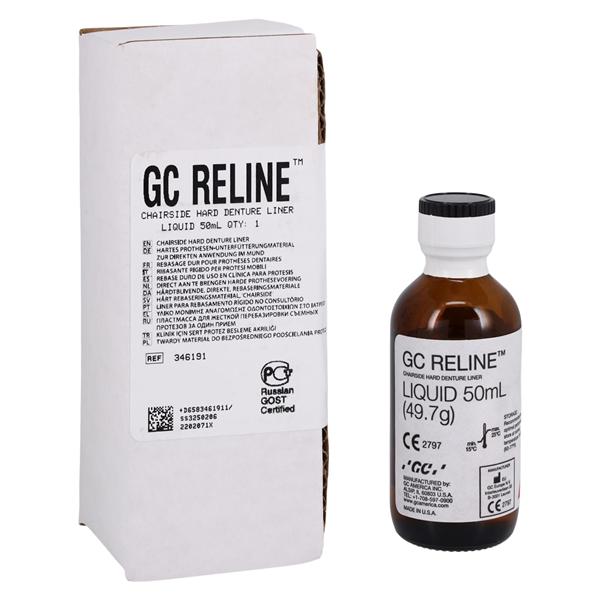 GC Reline Chairside Hard Denture Liner, Standard Pack,