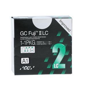 GC Fuji II LC Glass Ionomer Powder / Liquid A1 1:1 Package Ea