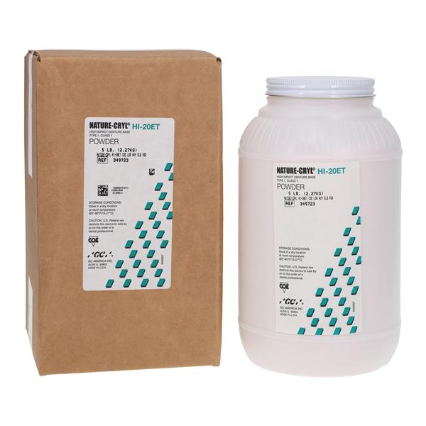 Nature-Cryl Denture Resin HI-20ET Heat Cure COE-LOR Heavy 5Lb - Nature-Cryl Denture Resin HI-20ET Heat Cure COE-LOR Heavy 5Lb - Image 1