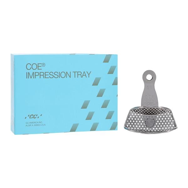 Coe Nickel-Plated Metal Perforated Partial Impression Trays, # 99, Swivel, 1/Pk, 260991 thumbnail 7