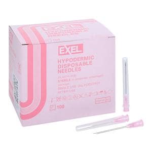 Hypodermic Needle 18gx1-1/2" Pink Conventional 100/Bx