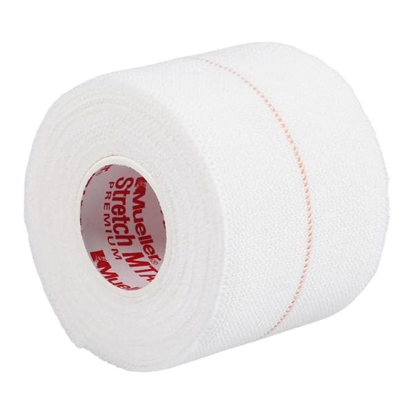 M Premium Athletic Tape Elastic 2"x5yd White Non-Sterile 24/CA