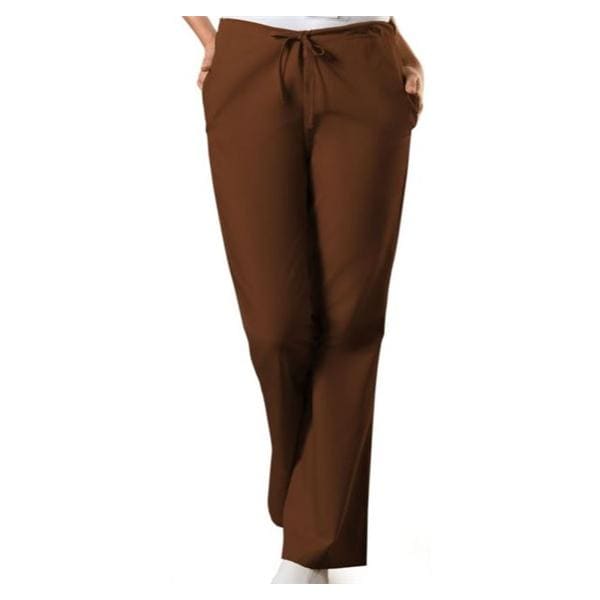 Scrub Pant 3 Pockets Small Chocolate Womens Ea
