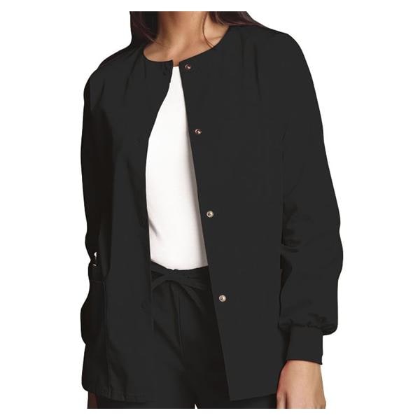Jacket 2 Pockets Long Sleeves / Knit Cuff 5X Large Black Womens Ea