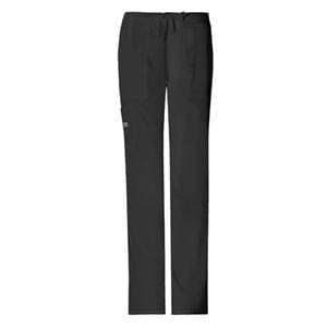 Cherokee Scrub Pant 55% Cot / 42% Plystr / 3% Spndx 4 Pkts 2XL blck Womens Ea