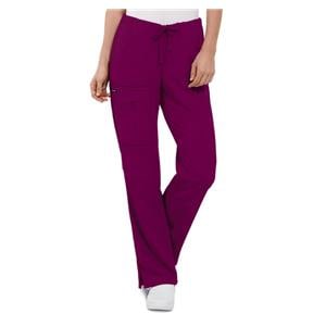 Jockey Scrub Pant 4 Pockets Large Plumberry Wine Womens Ea