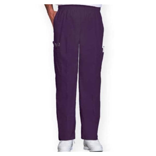 Scrub Pant 4 Pockets Small Eggplant Unisex Ea