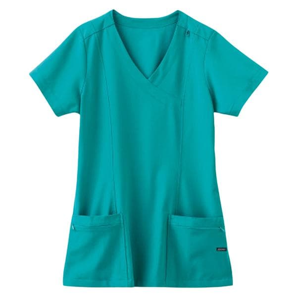 Jockey Scrub Shirt Mock Wrap V-Neck 2 Pkts Short Sleeves 2X Large Tl Womens Ea