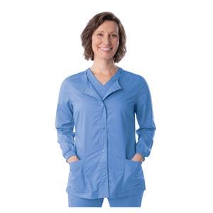 Proflex Warm-Up Jacket 3 Pockets Long Sleeves / Knit Cuff Medium Ceil Womens Ea