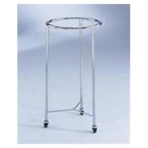 Hamper Round Chrome Stand 18x35