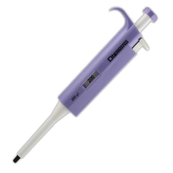 Diamond Fixed Volume Pipette 200uL Non-Graduated Lavender Ea
