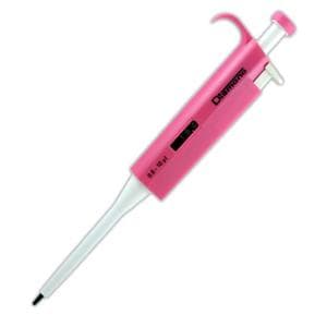 Diamond Adjustable Volume Pipette 0.5-10uL Graduated Pink Ea