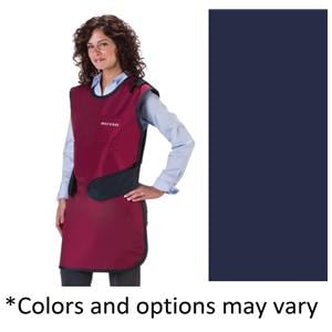 Lead Apron Navy Blue Lightweight Lead 24x40" With Collar Ea