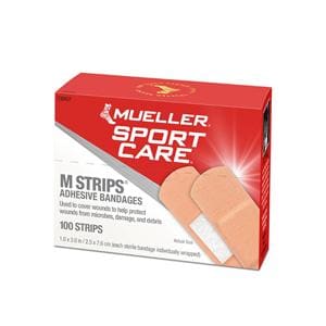 MStrips Adhesive Bandage Fabric 1x3" Tan 100/Bx