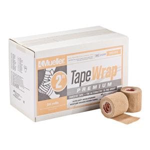 Tapewrap Premium Underwrap Ultrasoft Fabric 2"x6yd Beige 24/Ca