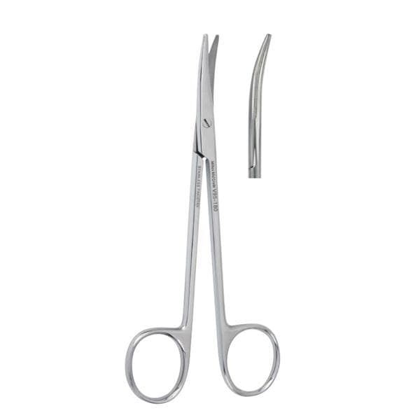 Vantage Metzenbaum Scissors Curved 7" Stainless Steel EA