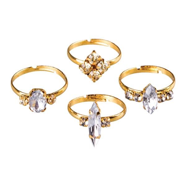 Diamond Rings Assorted Styles Assorted Colors 48/Bx product image